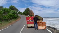 Pasangan Batu Abrasi Pantai Bengkulu Utara, Diduga Tidak Sesuai Spek