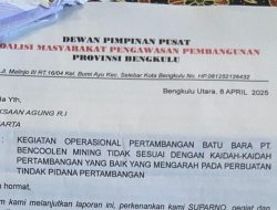 Dugaan Permasalahan PT. Bencoolen Mining, Pelapor Buat Alamat Palsu