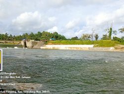 PPK IRA II Bantah Tudingan Gunakan Matrial Ilegal Di Proyek Rehabilitasi Bendung Air Alas